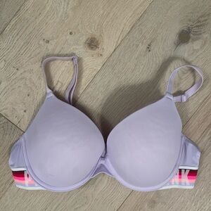 PINK Victoria's Secret wear everywhere push-up bra lavender size 36C